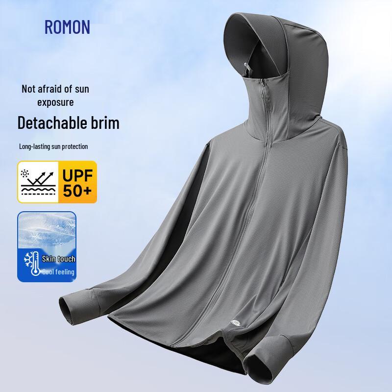 Luomeng Men s UPF50+ Cooling Quick-Dry Sun Protection Jacket M
