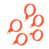 5 Pcs Lure Rod Hook All in One High Elastic Rubber Lua Rod Ring Hook Fishing AccessoriesL