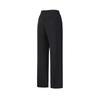 Fila Fitness Fashion Simple Classic Training Casual Comfortable Straight Leg Knit Sports Pants Women Bottoms Deep-Black A11W621606FBK