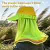 Construction Hard Hat Sun Shield For Safety Helmet Neck Protection Mesh Reflective Stripe Quick Install Universal Fit Work Gear