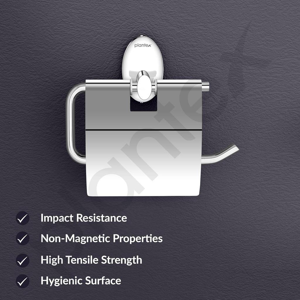 Porte-rouleau de papier toilette en acier pour salle de bain/Porte-rouleau de papier toilette/Porte-rouleau de papier hygiénique pour accessoires de salle de bain - Oreva (Chrome)