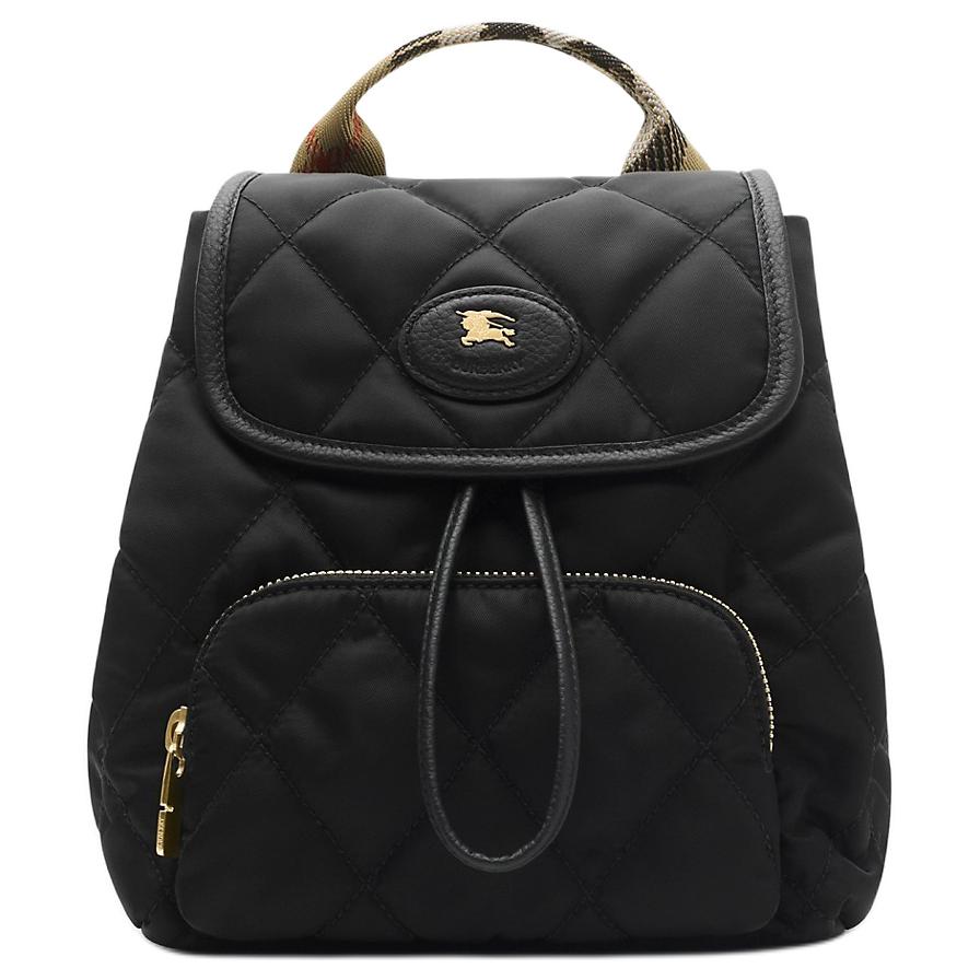 Burberry Quilted Nylon Equestrian Knight Backpack