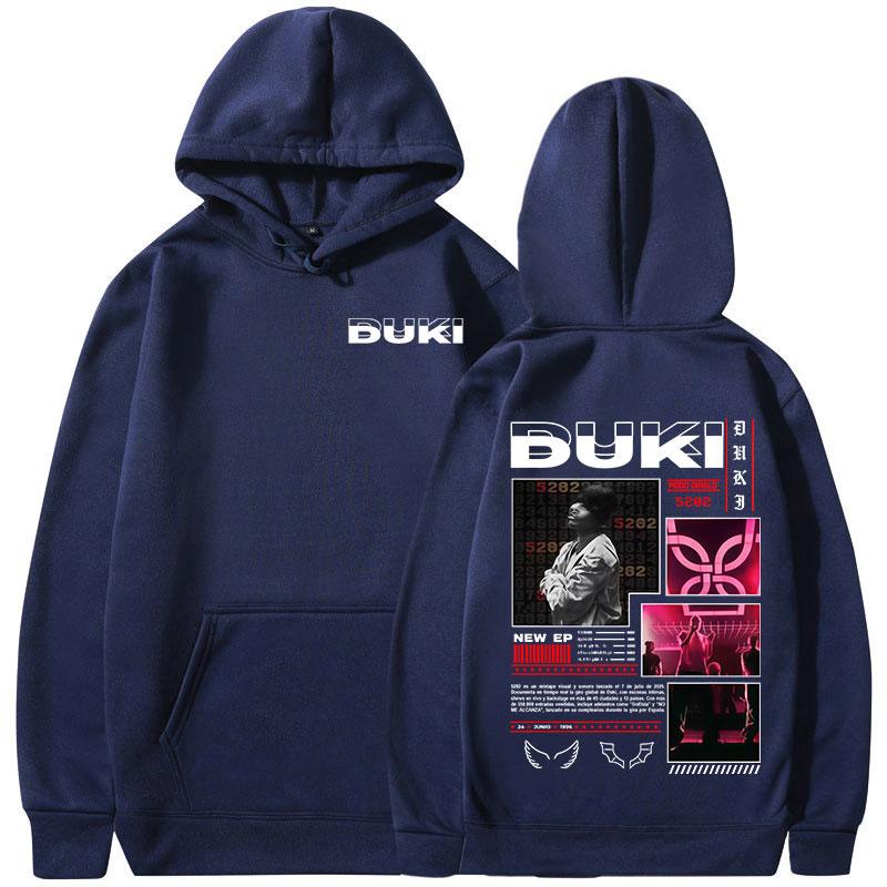Rapper Duki 5202 MIXTAPE Album Hoodies Men's Women Clothing Fashion Hip Hop Hooded Sweatshirts Casual Fleece Keep Warm Pullovers