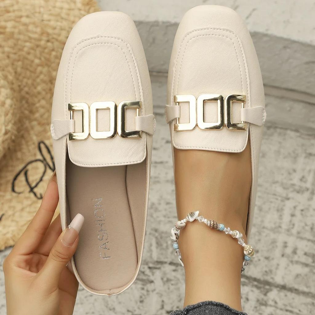Fashion 2025 New Women Flats Shoes Fashion Vintage Leather Oxford Loafers Size 43 Comfy Casual Shallow Flats Sneakers Women