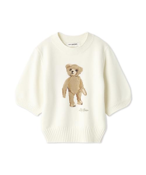 Lily Brown LilyBear Knitwear LWNT251065 OWHT Women's