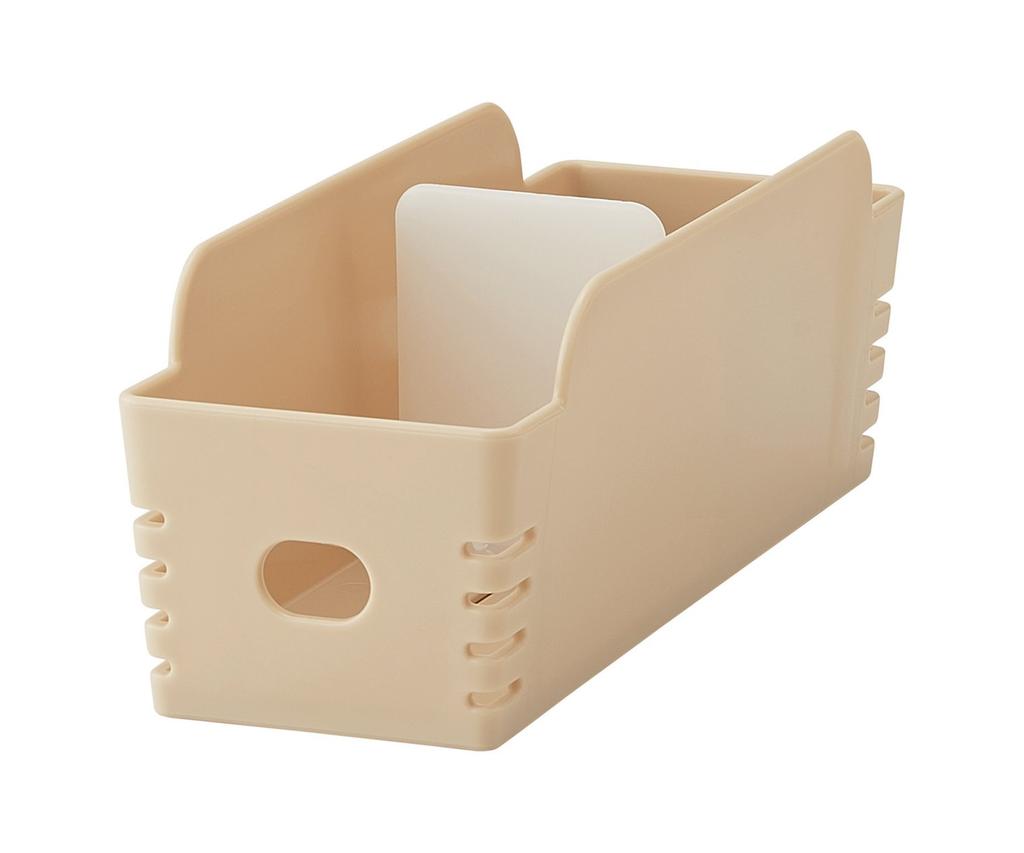 Like-it Shoe Storage Chibi Holder, Beige, 9cm Wide x 26cm Deep x 9cm High, for Children's Shoes, Standing Storage