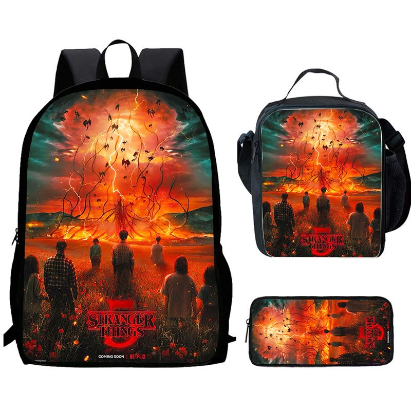 Monster Story Schoolbag High Definition Multi-Function Oxford Lightweight Backpack