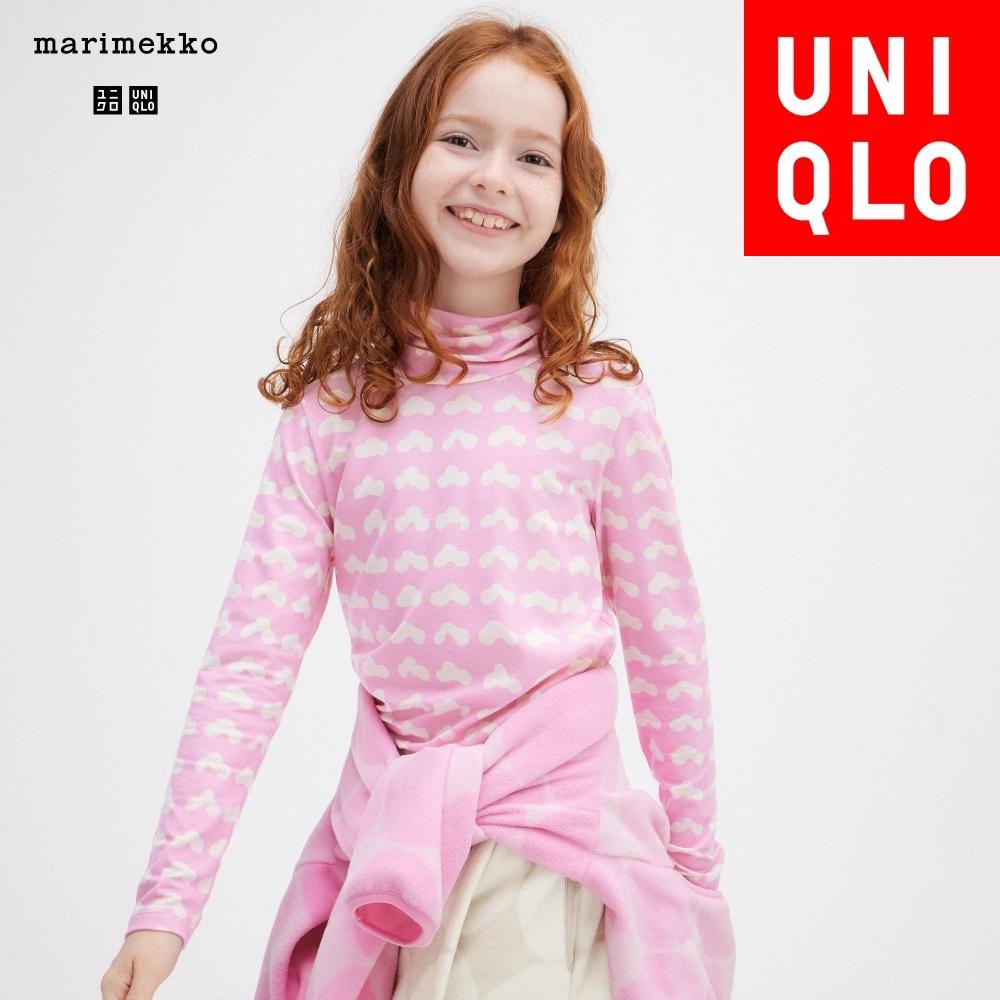 

Uniqlo Japan Girls HeatTech TurTleneck T с длинным рукавом
