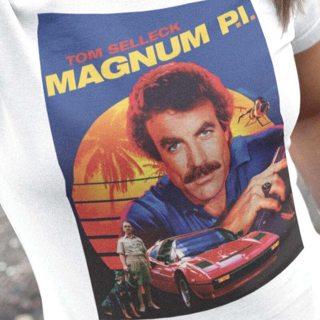 Magnum PI - 80er Jahre Special Edition T-Shirt - Tolles Geschenk für TV-Liebhaber und Old School