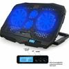 Laptop Cooling Pad with USB Ports 6 Wind Speeds Fast Heat Dissipation Universal Adjustable Height Notebook Cooling Stand