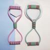 Elastic Resistance Band 8 Figure Shape Back Training Yoga Training Gym Fitness Gum Pull Up Assist Band Workout Equipment