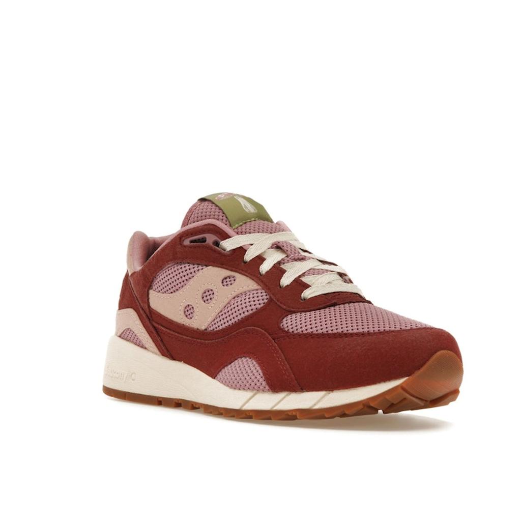 SAUCONY Shadow 6000 Mushroom Pack Unisex Sneakers Red Burgundy S70747-2