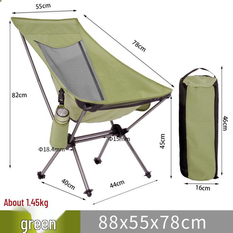 

Ultra-Light Portable Folding Chair - Ideal for Camping, Fishing, Art, and Beach.