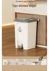 Large 30L Outdoor Kitchen Trash Can with Pedal and Lid