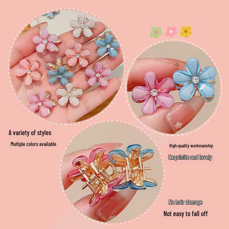 Trendy Princess Hair Clips: Cute Mini Side Bangs Hairpins