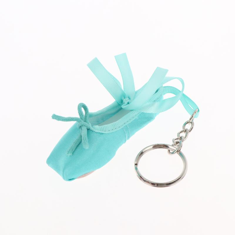 Mini Ballet Shoes Keychain Handmade Bag Pendant Cute Phone Lanyard Charm Lovely Accessory for Girls Daily Decoration Gift