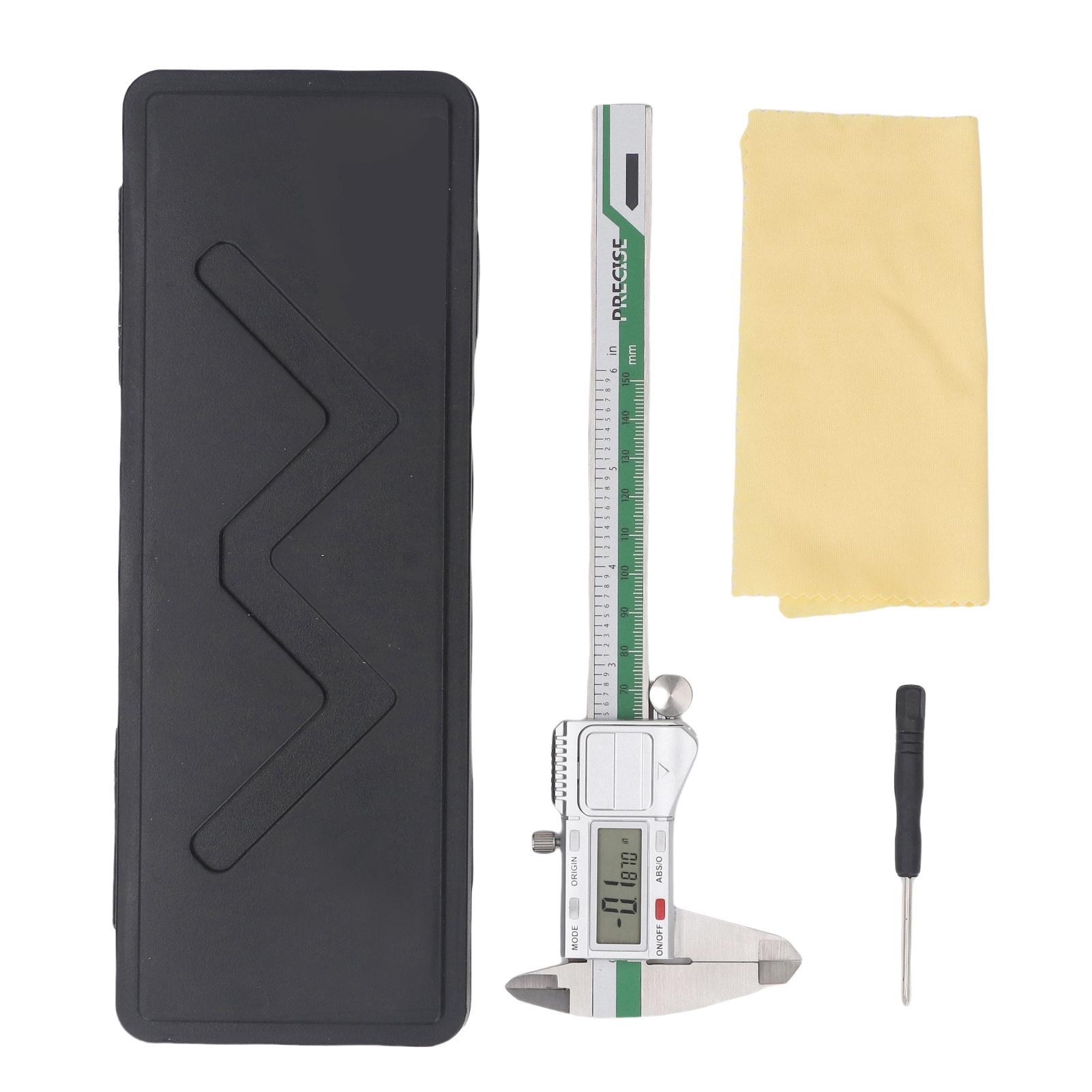 

Digital Caliper 0150mm6 Stainless Steel Vernier Caliper with LCD Display, MminchFractions