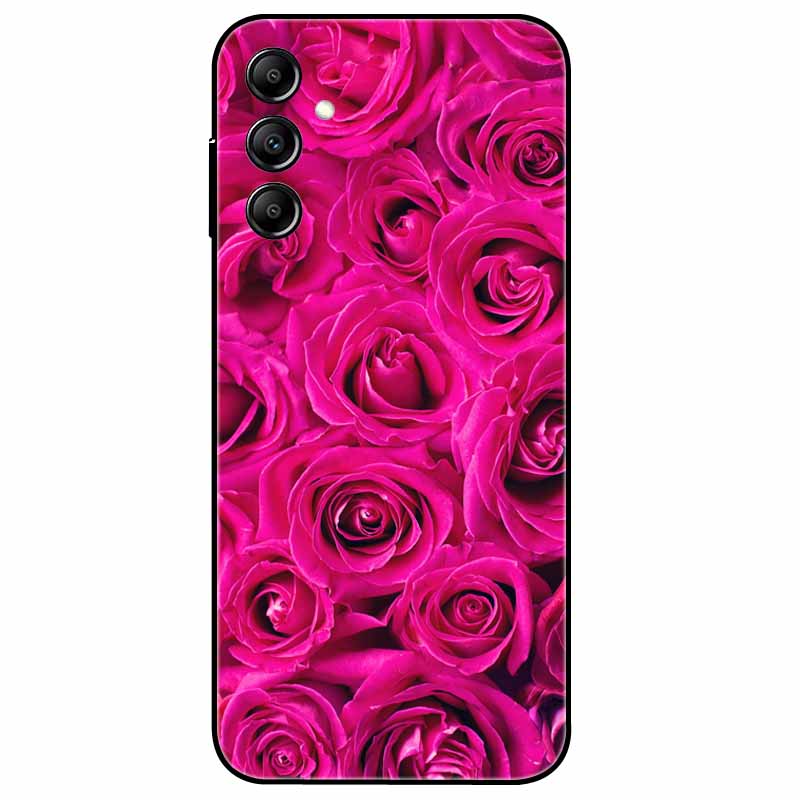 Silicone Phone Case For Samsung Galaxy A54 5G A34 A14 A24 Cover TPU Protective Soft Cat Para Funda for SAMSUNG A54 A 54 Fashion