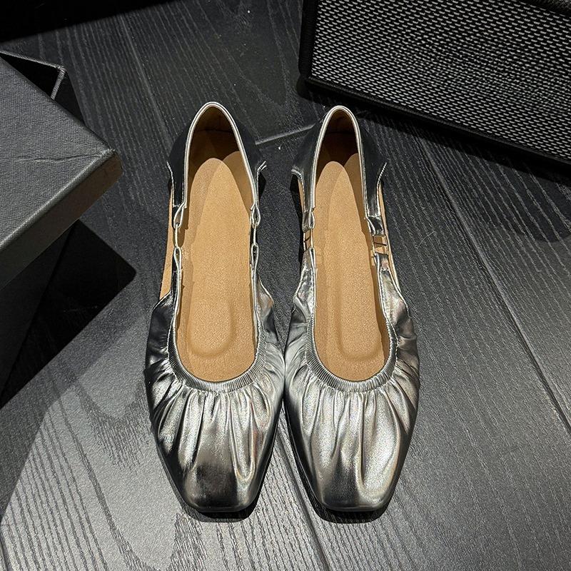 Fashion Spring and Autumn New Style Popular Soft Roll Shoes Shallow Mouth Flat Shoes Ballet Flat Single Shoe Women Sizes Zapatos Mujer