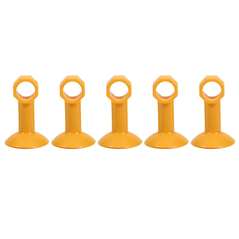 5Pcs Heavy Duty Silicone Door Stopper Bumper Pads Anti-Collision Suction No Drilling Silicone Door Handle Pad for Bedroom Living Room