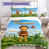 Biene Maja Customize Your Name Bedding Set Breathable Duvet Cover with Pillowcases Home Decoration Birthday Gift