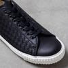 Black SS size Sneakers for Men and Women [Spingle] SP-384 (23.5cm)