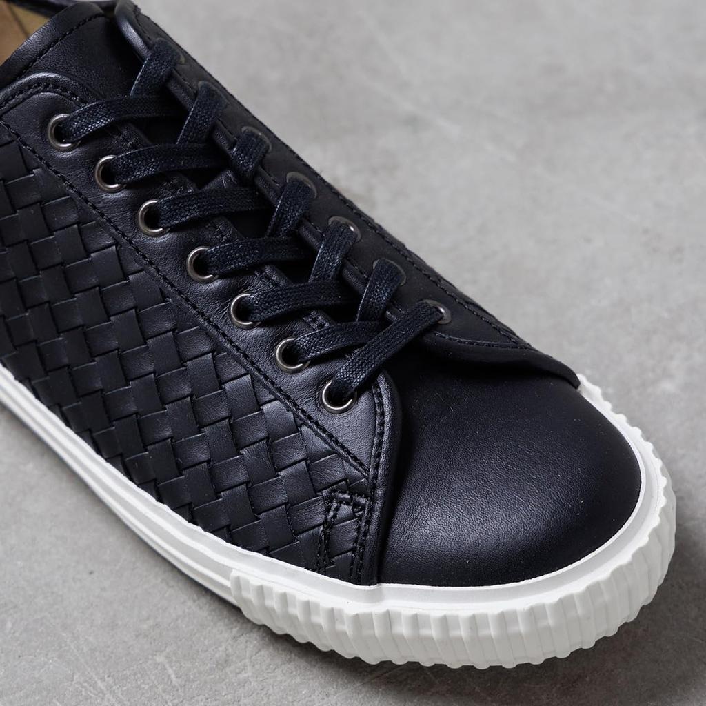 Black SS size Sneakers for Men and Women [Spingle] SP-384 (23.5cm)