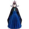 Costume da Cosplay Principessa Regina Malvagia per Bambini con Corona Maschera Gotica Vestito per Festa di Halloween Carnevale Ragazze
