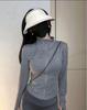 Women's Slim Fit Long Sleeve Sun Protection Running Jacket - White Stand Collar Fitness Outerwear