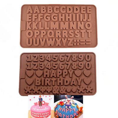 2PC Silikon Fondant Schokolade Backform Werkzeug