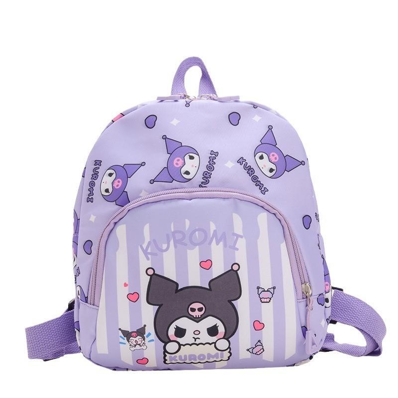 Adorable Cartoon Nylon Kids Backpack For Preschoolers Breathable And Durable