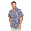 Bewley & Ritch Mens Arecas Palm Print Polyester Short-Sleeved Shirt