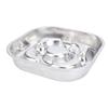 Slow Feeder Dog Bowl 304 Stainless Steel Non Slip Prevent Overflow Tipping Metal Pet Food Bowl