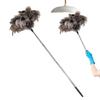 Electrostatic Duster Brush Extendable Feather Duster with Long Handle Fluffy Feather Duster for Cleaning Ceiling Fan Furniture