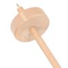 Artisan Carved Yarn Spinning Tool Comfortable Touch Top Whorl Spindle  For Spinning Enthusiasts