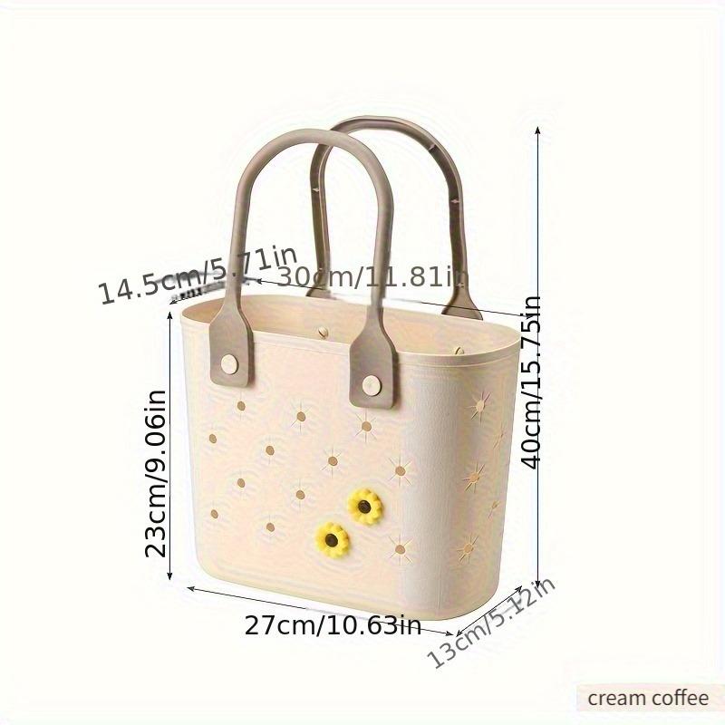 Waterproof Mesh Beach Shower Caddy, Portable Drainable Storage Basket