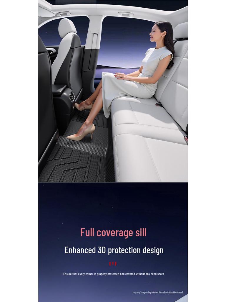 2025 BYD Dolphin TPE Full Surround Floor Mats - Interior Accessories