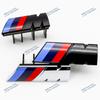 3D ABS M Sport Front Grille Emblem Badge for E46 F30 G20 X5 X1 X3 Modification Car Styling Accessories 9cm 7.3cm Decal Logo