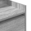 Nightstand with 2 Drawers Grey Sonoma 38 X 34 X 80 Cm