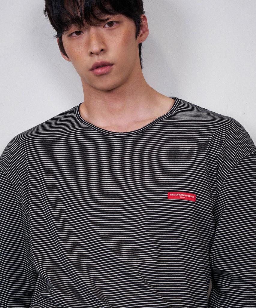 Lekodinghauseu Rec Stripe Long Sleeve [Black]