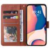 For iPhone 15 Magnetic Closure Flip PU Leather Phone Stand Cover Wallet Cell Phone Case