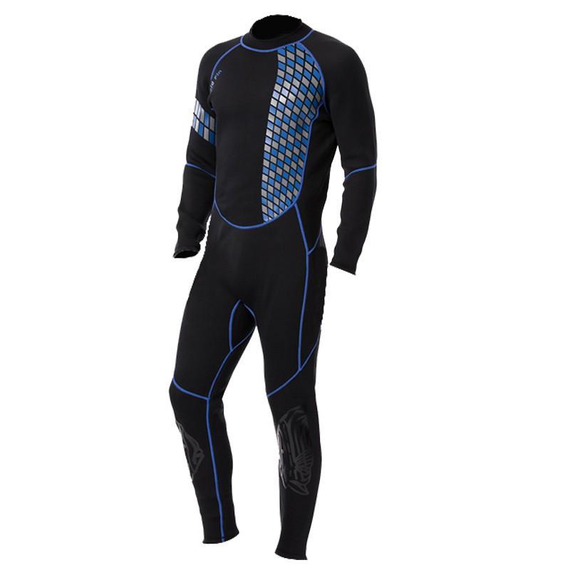 Mens 3mm Full Wetsuit Diving Swimming Winter Surfing Thermal Neoprene Dive Suit With Cube