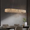Living room lamp luxury Pendant Lights new crystal lamp high-end atmosphere ring light in the bedroom restaurant lamps home.