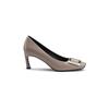 Sheepskin version~ genuine leather classic square buckle patent leather thin heel ol commuting high heels women's wedding single shoes gentle wind
