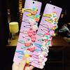 10PCS/Set New Girls Cute Cartoon Ice Cream Unicorn Hairpins Kids Lovely Hair Clips Barrettes Headband Fashion Hair Accessories