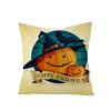New Home Furnishings Halloween Polyester Pillow Case Home Pumpkin Ghost Fire Cushion Waist Pillow Case