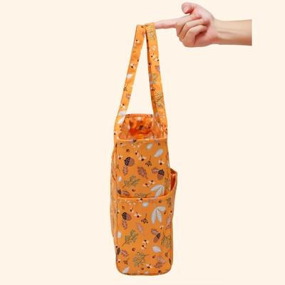 Crochet Bag Yarn Storage Bag Knitting Bag for Crochet Yarn Hook Needle Knitting Project Bag Travel Craft Project Bag