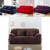 Easy Fit Sofa Slipcover Stretch Protector Soft Cover Thick Plush Velvet Seat 14