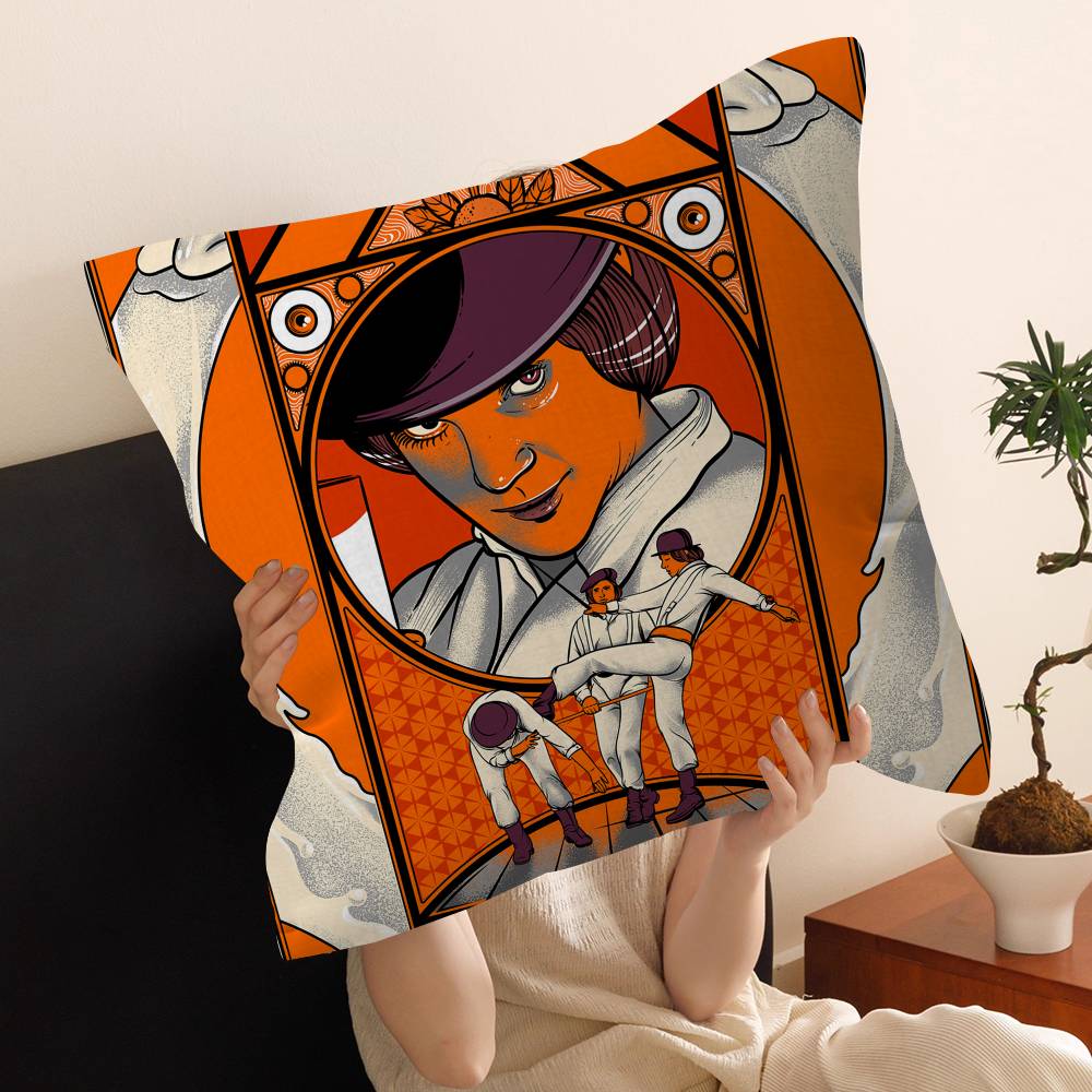 Classic Movie A Clockwork Orange Cushion Cover Polyester Sofa Cushions Decorative Throw Pillows Home Decoration Pillowcover 30x30 cm