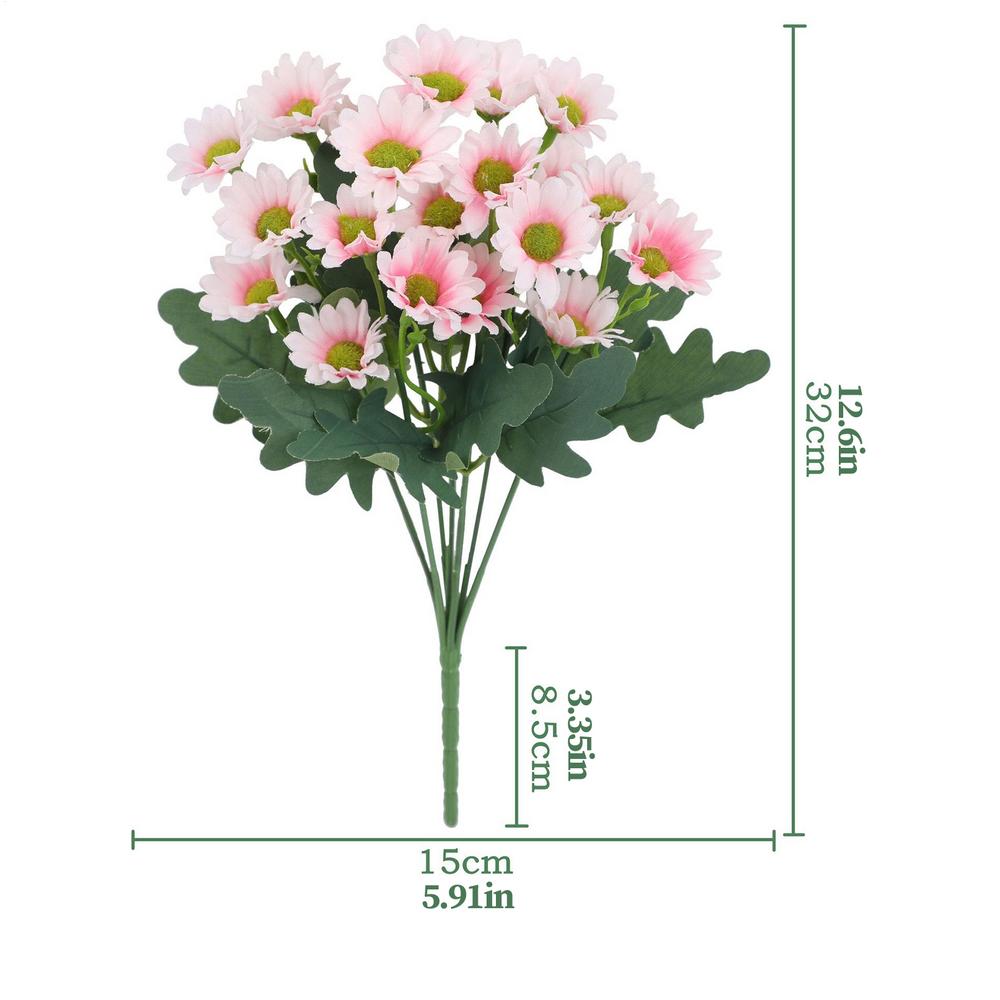 

Artificial Plants Flowers Small Chrysanthemum Faux Fall Flower Decor Home Decor for Potted Planter Garland Pathway Living Room рожевий